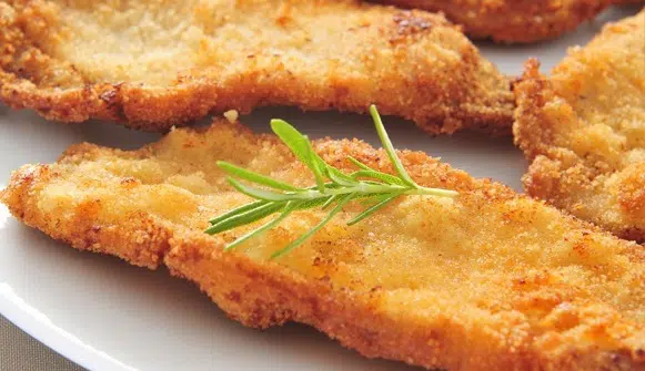 Bife à milanesa na Airfryer