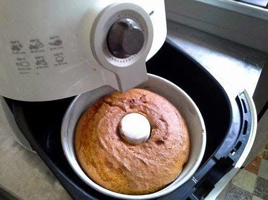 Bolo na Airfryer