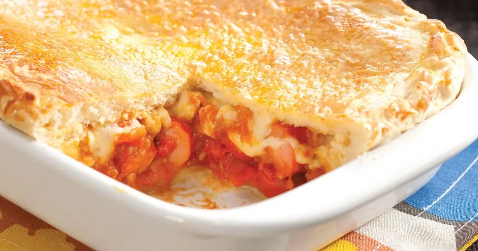 Cachorro quente de forno