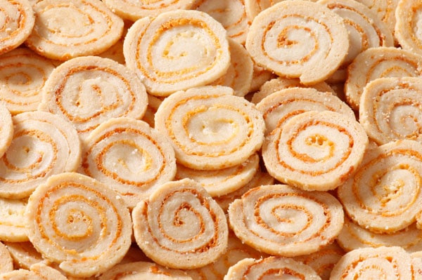 Biscoito medalhão de queijo