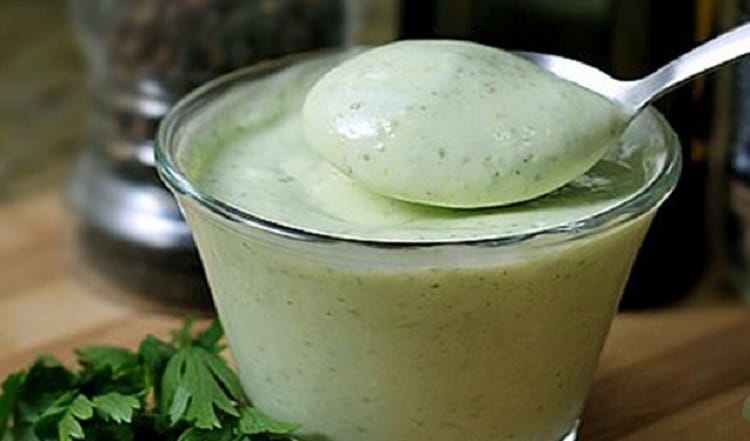 Creme de alho com requeijão