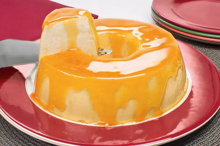 Pudim com dois ingredientes