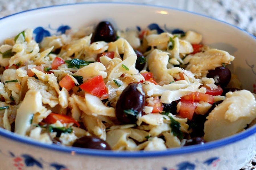 Salada de bacalhau