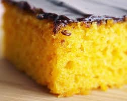 Bolo de cenoura fofinho