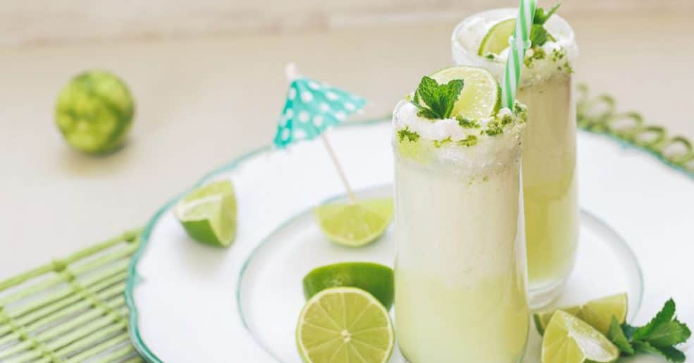 Limonada com leite condensado