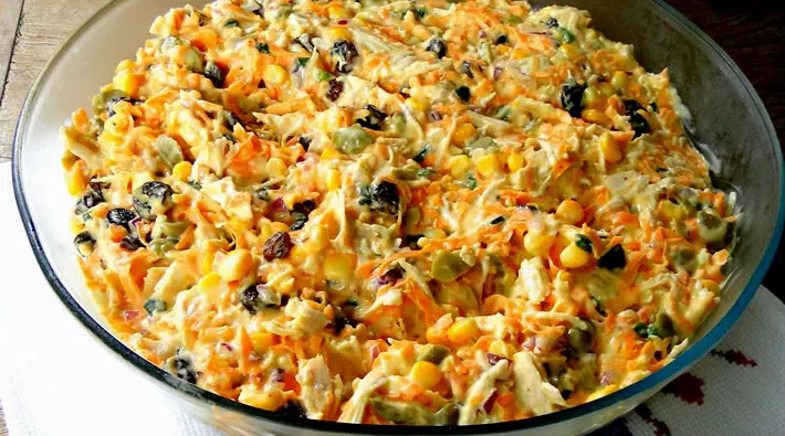 Salpicão de frango tradicional