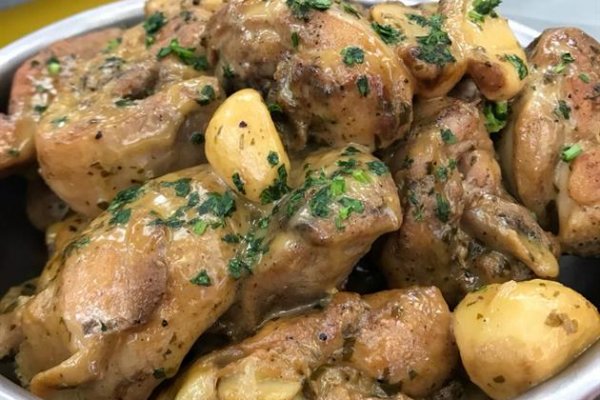 Frango ao alho da Ana Maria Braga