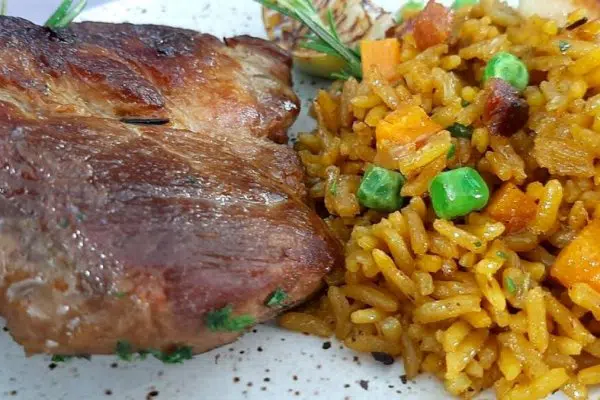 Arroz com copa-lombo da Ana Maria Braga