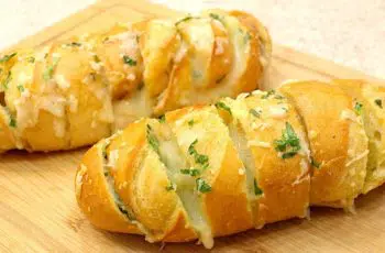 Pão de alho caseiro - Encontrar receitas vegetarianas