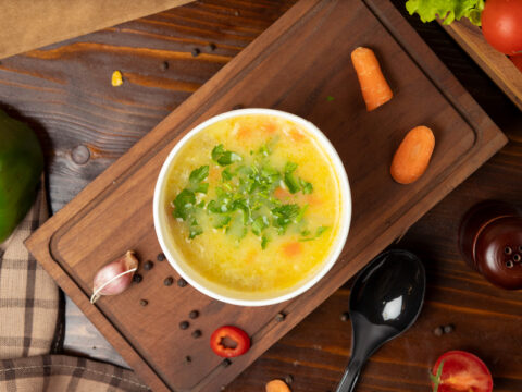 Caldo de mandioquinha