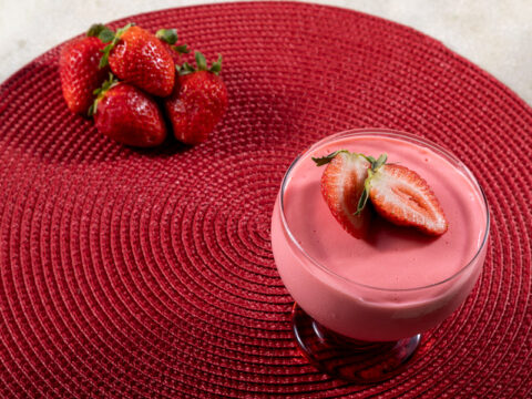 Mousse de Morango sem Glúten