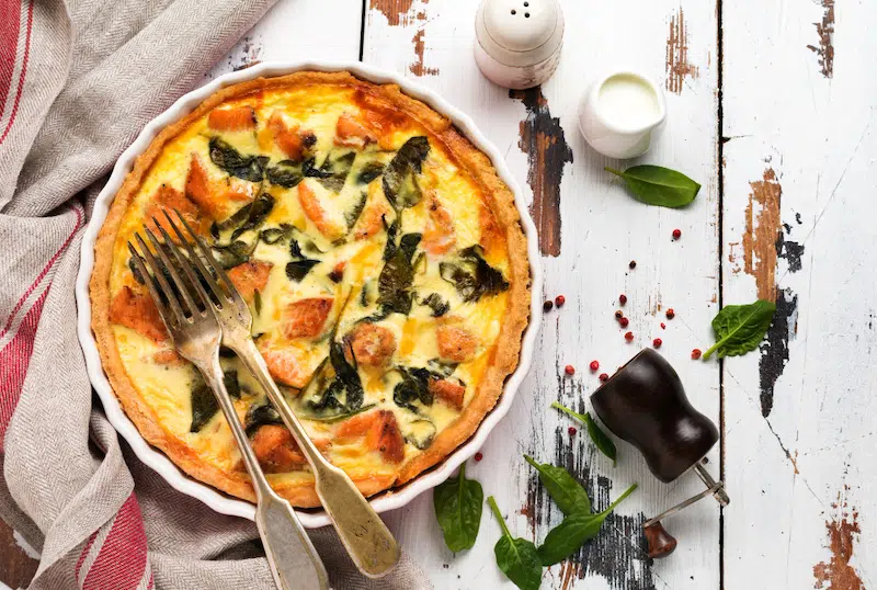 Quiche na Air fryer