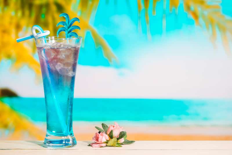 Drink blue lagoon