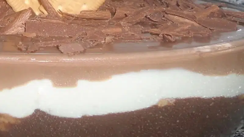 Pavê de chocolate sem ovo