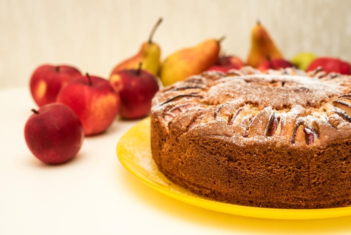 Bolo de Maçã Simples