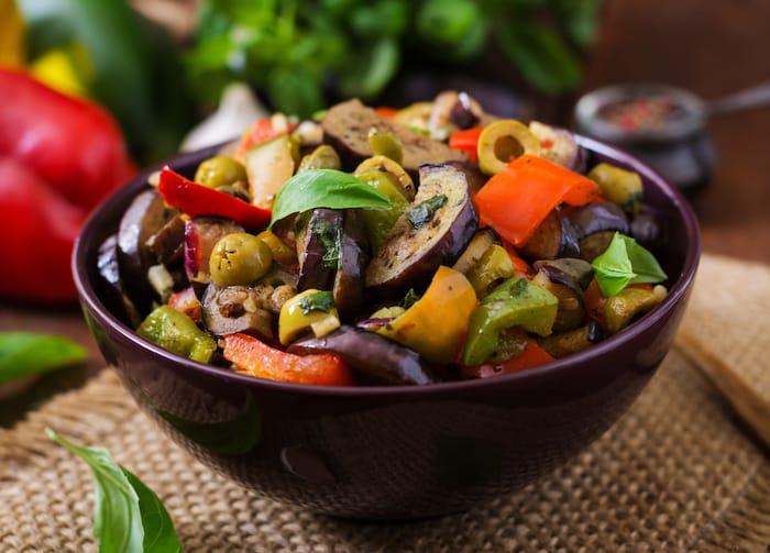 Caponata de berinjela
