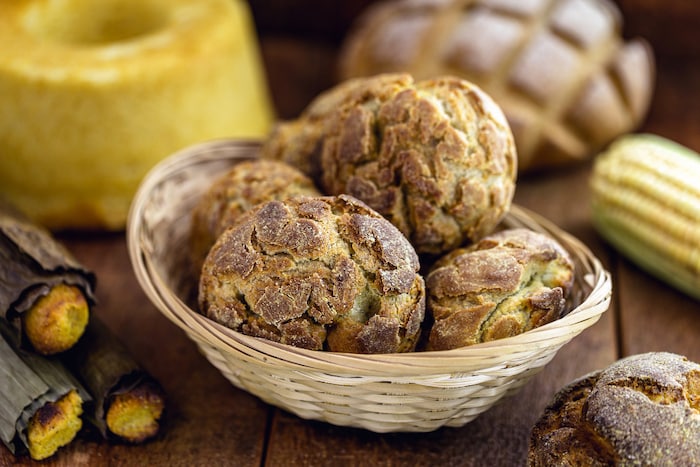 Pão de milho na Airfryer