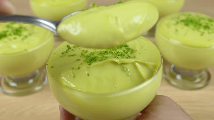 Mousse de Abacate Simples