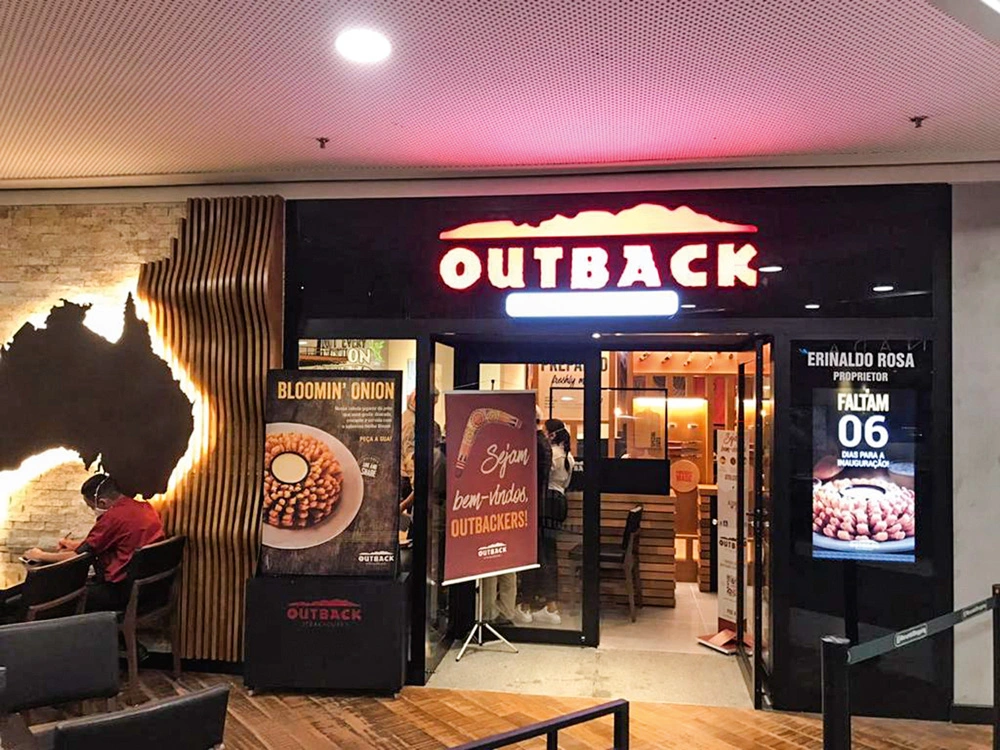 Cardápio outback