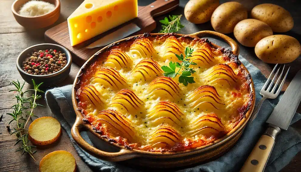Receita de Batata Gratinada