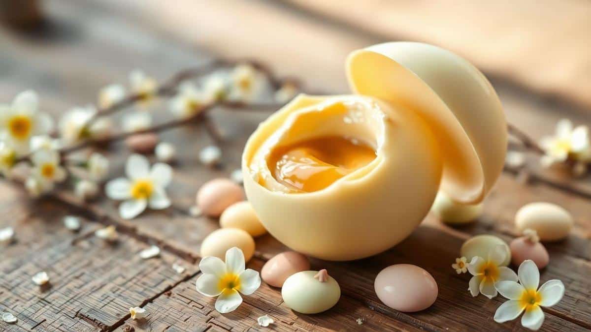 Ovo de Páscoa de Baunilha Irresistivelmente Cremoso com Preparação Simplificada em Menos de 30 Minutos