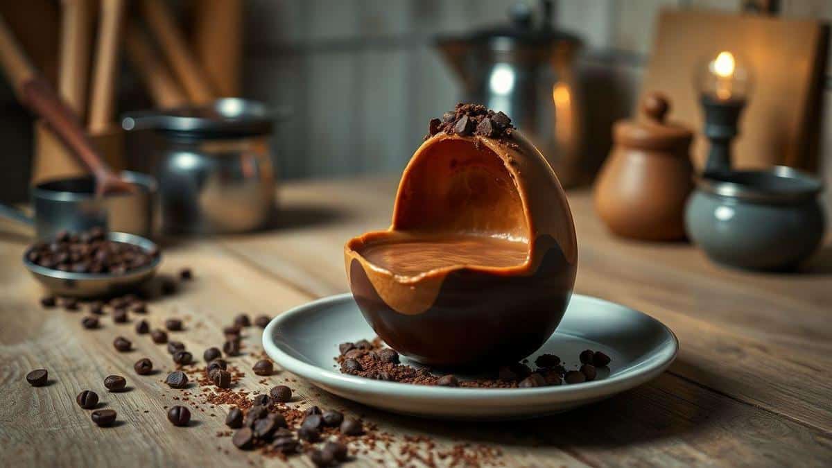 Ovo de Páscoa de Café Cremoso e Irresistível: Preparo Simples em Menos de 30 Minutos com Ingredientes de