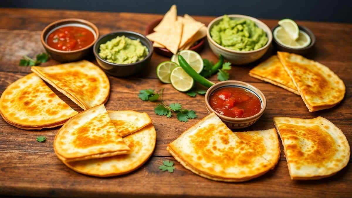 Quesadillas crocantes em 10 minutos: uma receita fácil com apenas 5 ingredientes!