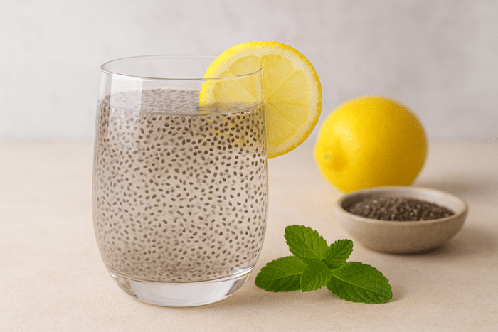 Chia Water: Receita Funcional para Hidratação e Bem-Estar