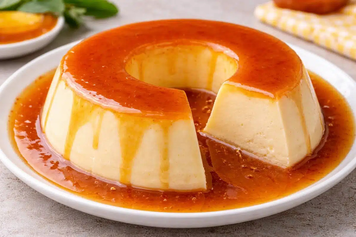 Pudim de Geladeira Sem Forno