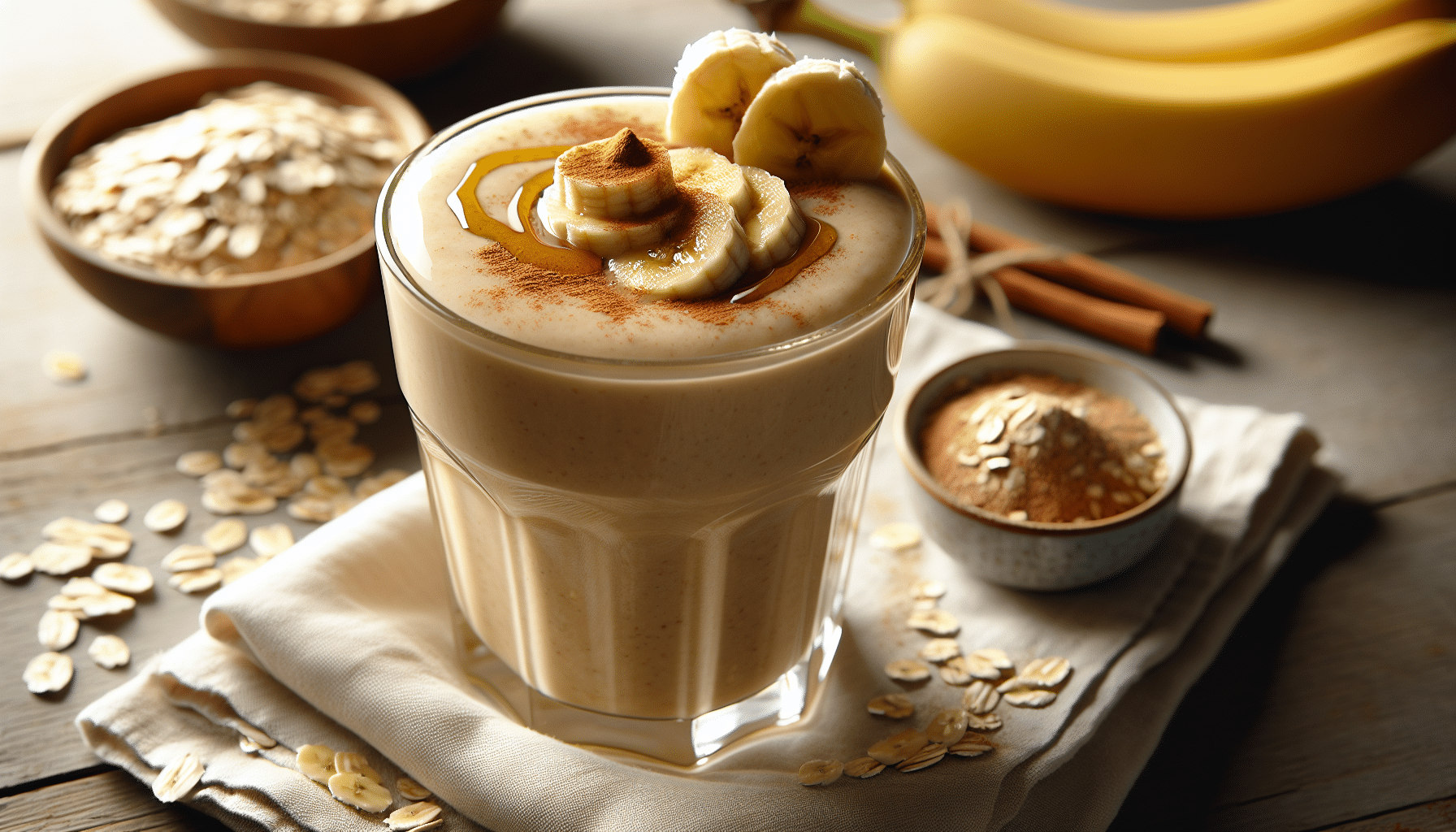 Smoothie de Banana com Aveia: Receita Nutritiva