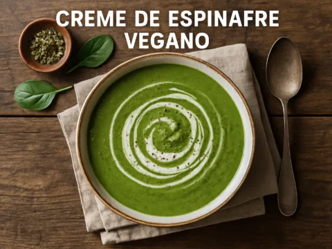 Creme de Espinafre Vegano: Receita Fácil e Cremosa